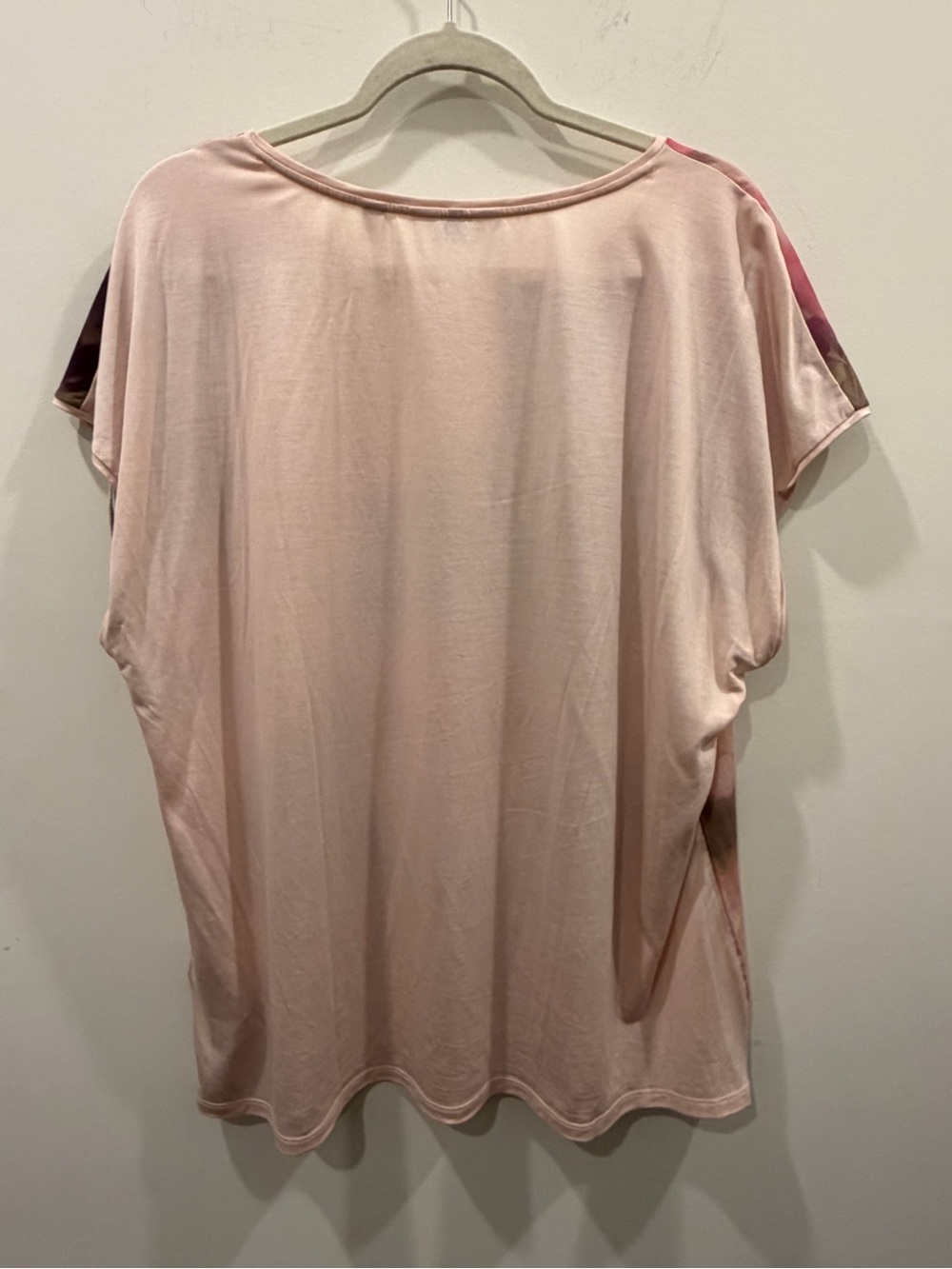 Ted Baker Pink Green Watercolor Floral Dolman Sleeve Top - Picture 10 of 10
